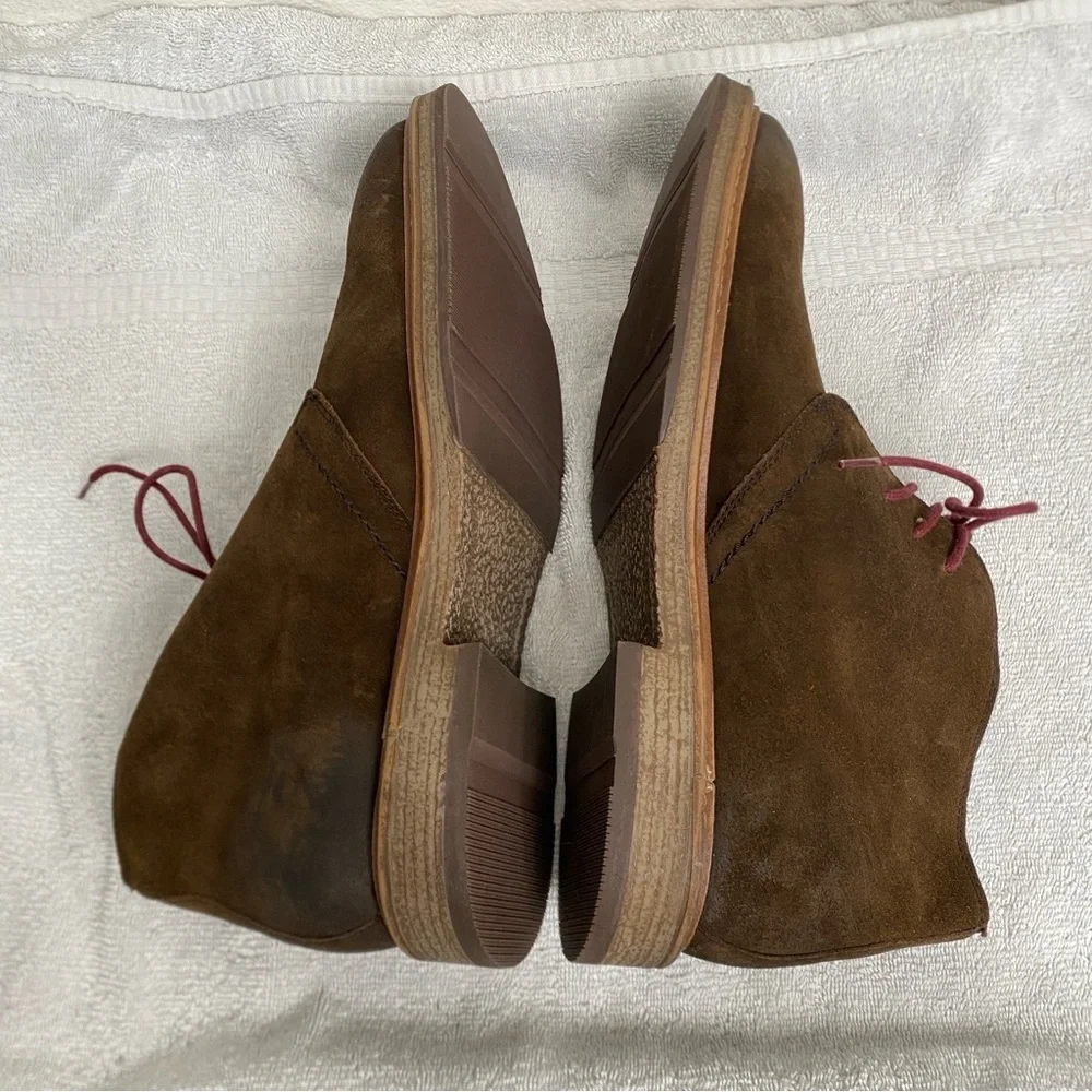 NWOT New 1901 Men Brown Leather Lace Up Chukka Boot Size 10.5 Western Streetwear